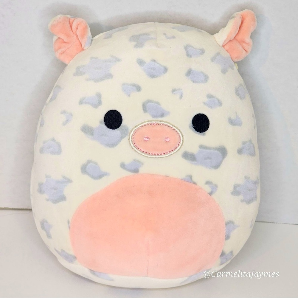 ROSIE 🐷 8" O.G. Gray Spotted Pig Pink Belly & Ears Original Squishmallow NWT